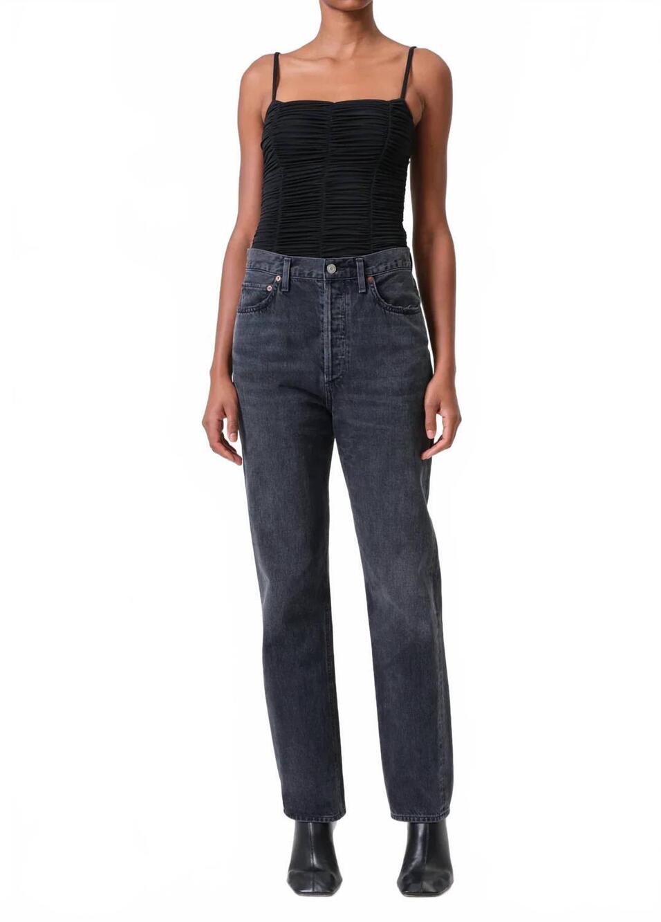 NEW AGOLDE 90's pinch waist straight leg jean in hitch